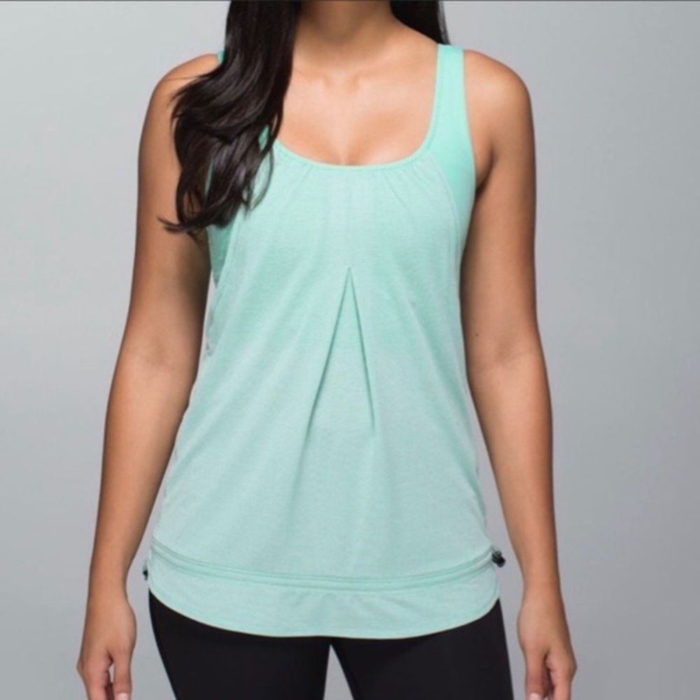 lululemon Run Times Tank in ‘Heathered Toothpaste’